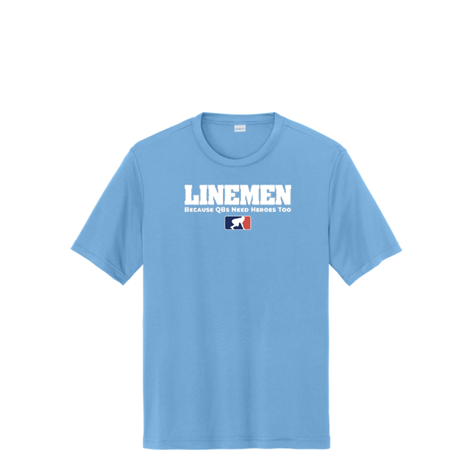 BECAUSE QBs NEED HEROES TOO - Performance Tee
