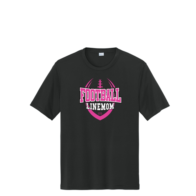 LINEMOM (Pink Logo) - Youth Performance Tee