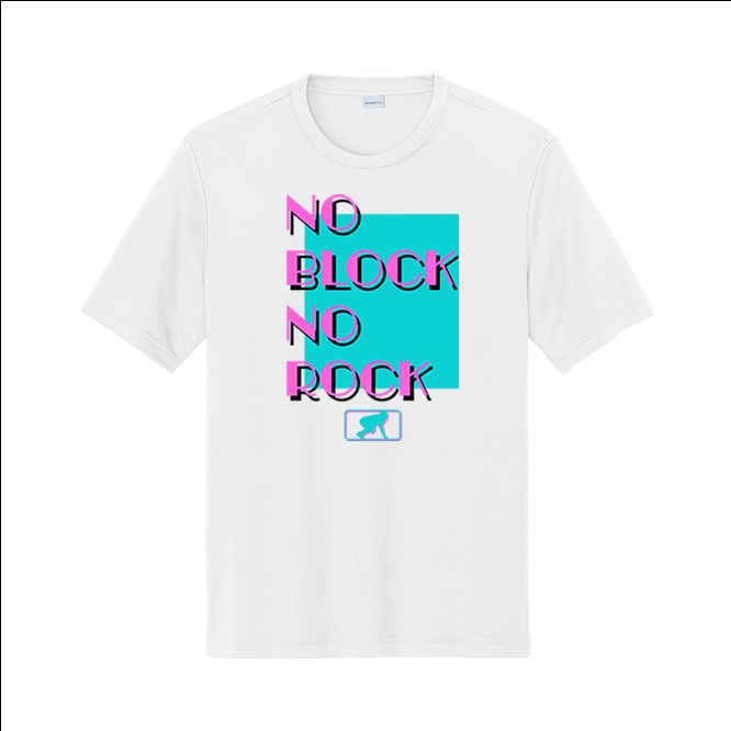 NO BLOCK NO ROCK (Vice) - Performance Tee