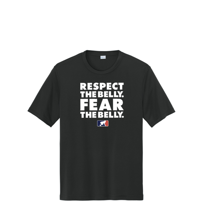 RESPECT THE BELLY - Tall Performance Tee