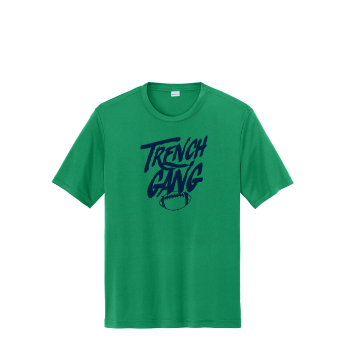 TRENCH GANG (Navy) - Tall Performance Tee