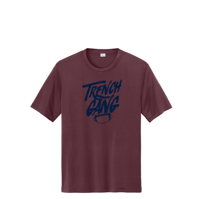 TRENCH GANG (Navy) - Tall Performance Tee