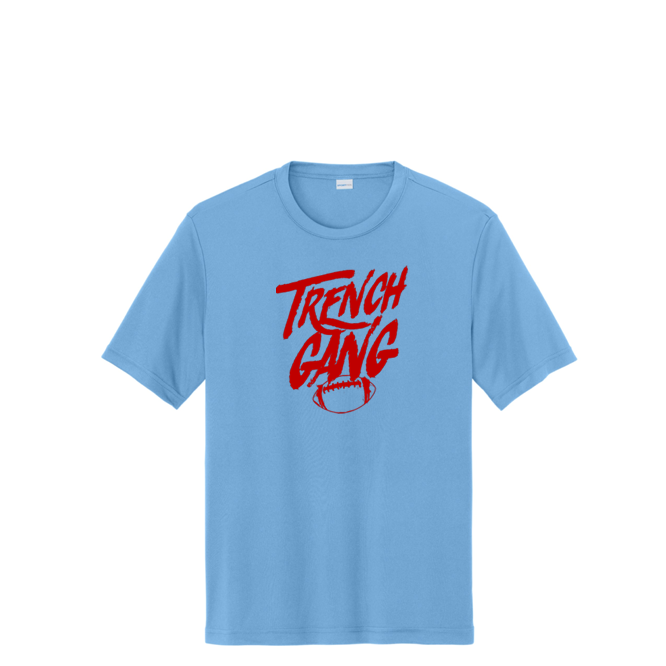 TRENCH GANG (Red) - Youth Performance Tee