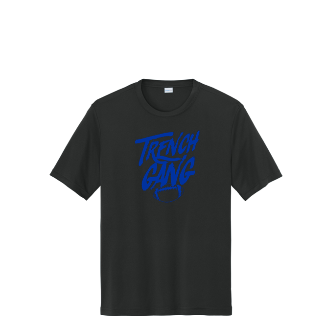 TRENCH GANG (Royal) - Youth Performance Tee