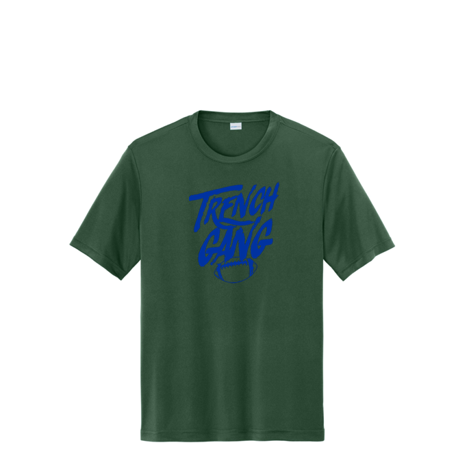 TRENCH GANG (Royal) - Tall Performance Tee
