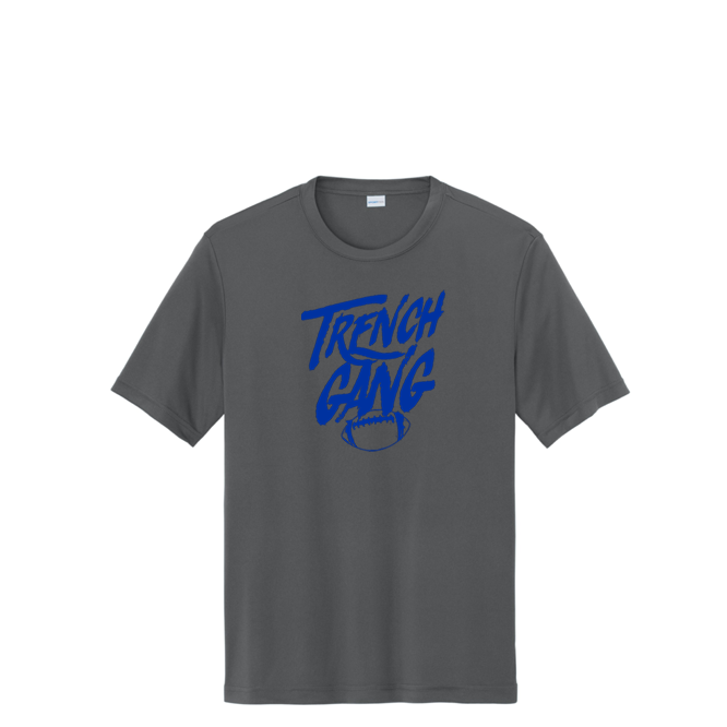 TRENCH GANG (Royal) - Tall Performance Tee