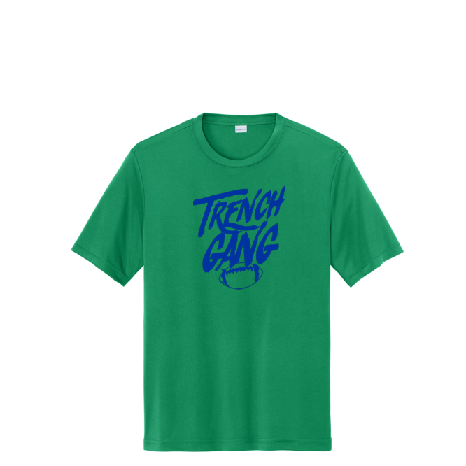 TRENCH GANG (Royal) - Tall Performance Tee