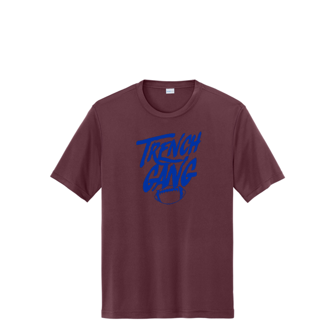 TRENCH GANG (Royal) - Tall Performance Tee