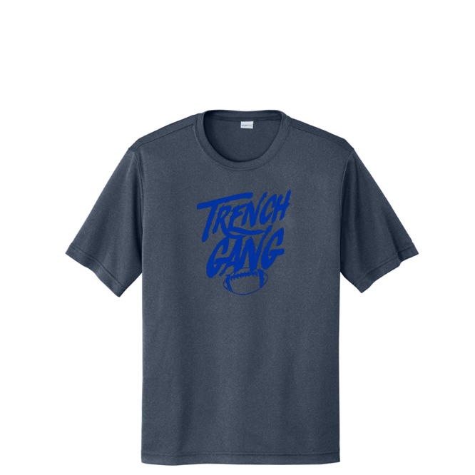 TRENCH GANG (Royal) - Tall Performance Tee