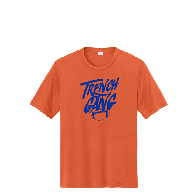 TRENCH GANG (Royal) - Tall Performance Tee