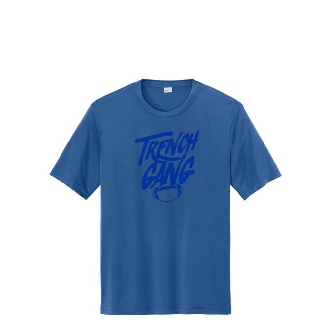 TRENCH GANG (Royal) - Tall Performance Tee