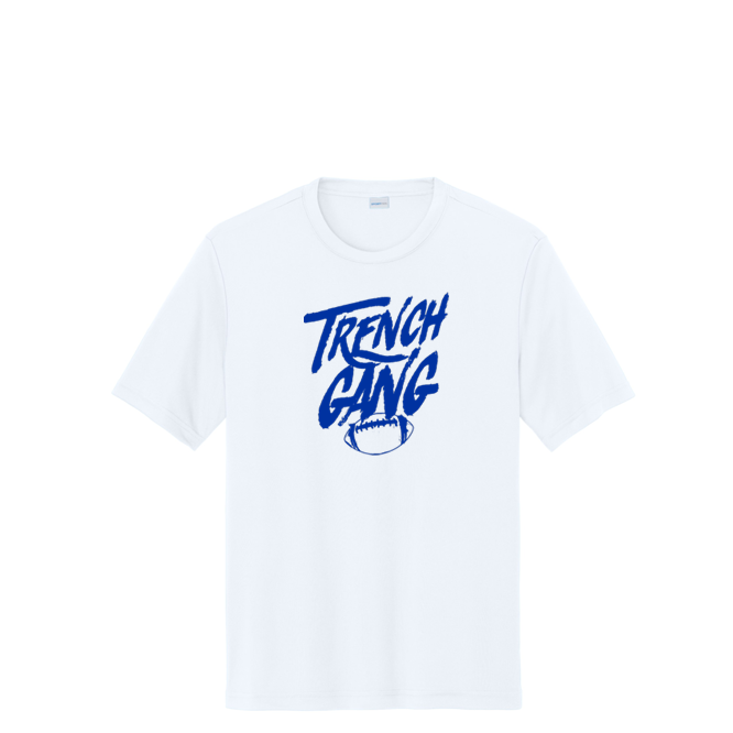 TRENCH GANG (Royal) - Tall Performance Tee