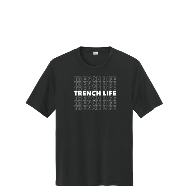 TRENCH LIFE - Youth Performance Tee