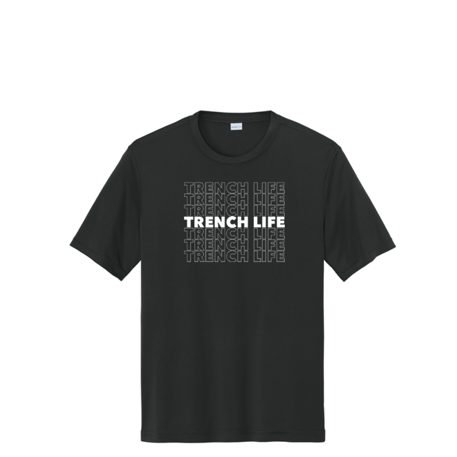 TRENCH LIFE - Youth Performance Tee