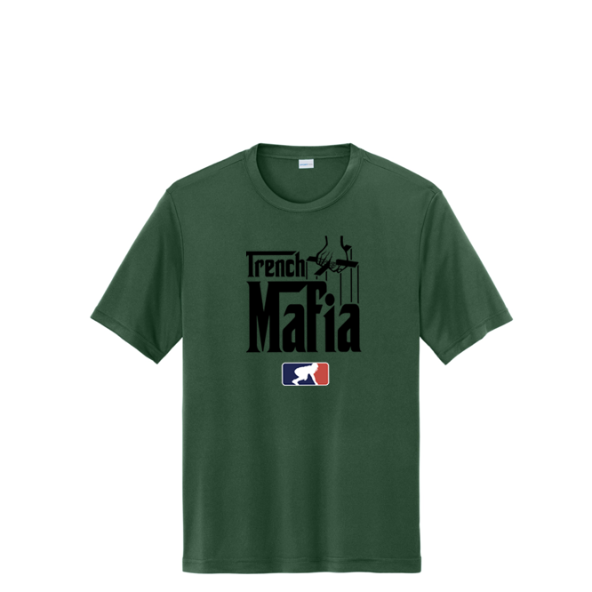 TRENCH MAFIA (Black) - Tall Performance Tee