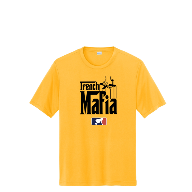 TRENCH MAFIA (Black) - Tall Performance Tee