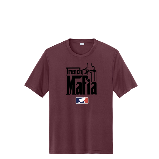 TRENCH MAFIA (Black) - Tall Performance Tee