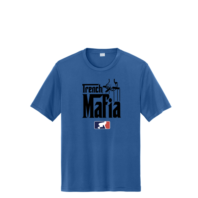 TRENCH MAFIA (Black) - Tall Performance Tee