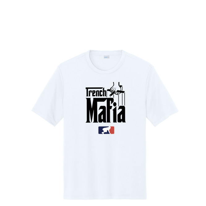 TRENCH MAFIA (Black) - Tall Performance Tee