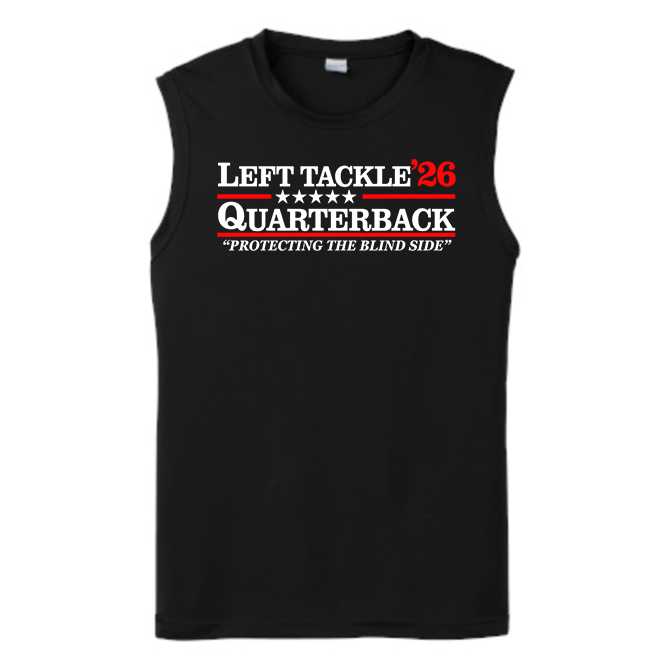 LEFT TACKLE QB 26 - Muscle T-Shirt