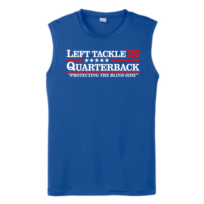 LEFT TACKLE QB 26 - Muscle T-Shirt