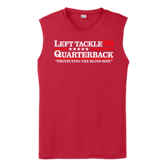 LEFT TACKLE QB 26 - Muscle T-Shirt