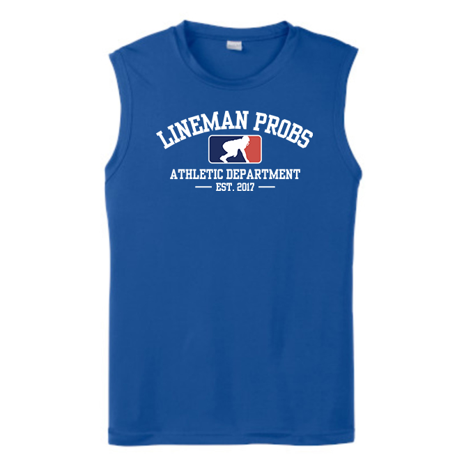 LINEMAN PROBLEMS ATHLETIC DEPARTMENT - Muscle T-Shirt