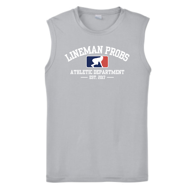 LINEMAN PROBLEMS ATHLETIC DEPARTMENT - Muscle T-Shirt