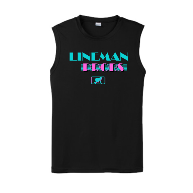 LINEMAN PROBS (Retro) - Muscle T-Shirt