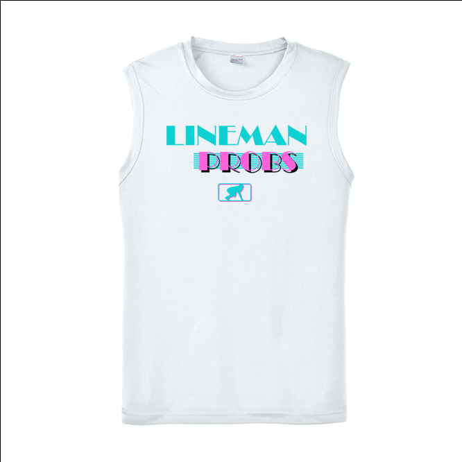 LINEMAN PROBS (Retro) - Muscle T-Shirt