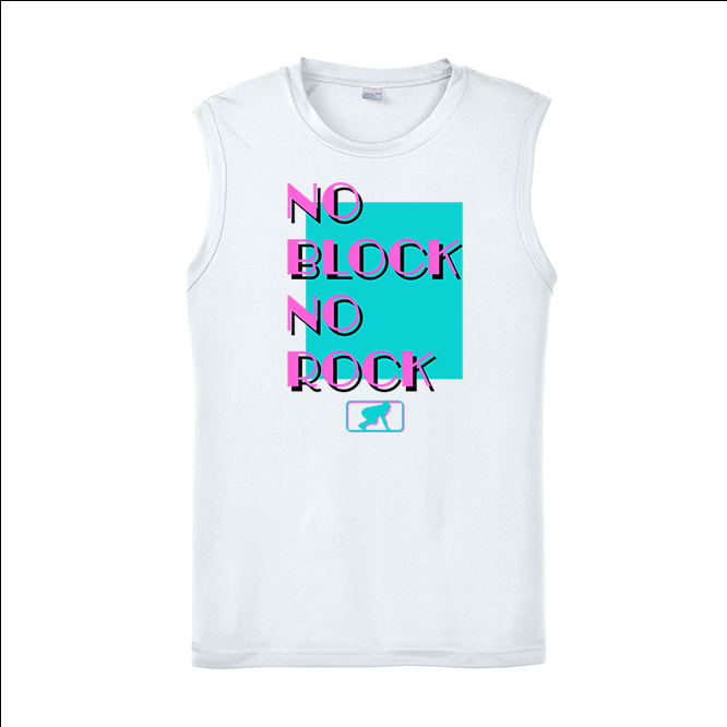 NO BLOCK NO ROCK (Vice) - Muscle T-Shirt