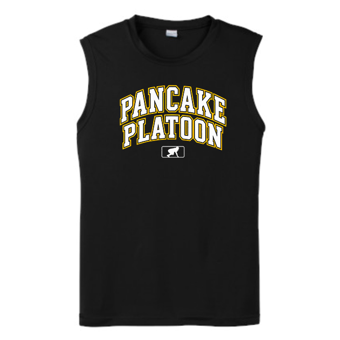 PANCAKE PLATOON (Collegiate) - Muscle T-Shirt