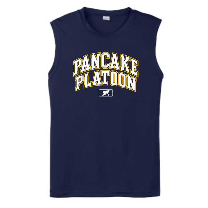 PANCAKE PLATOON (Collegiate) - Muscle T-Shirt