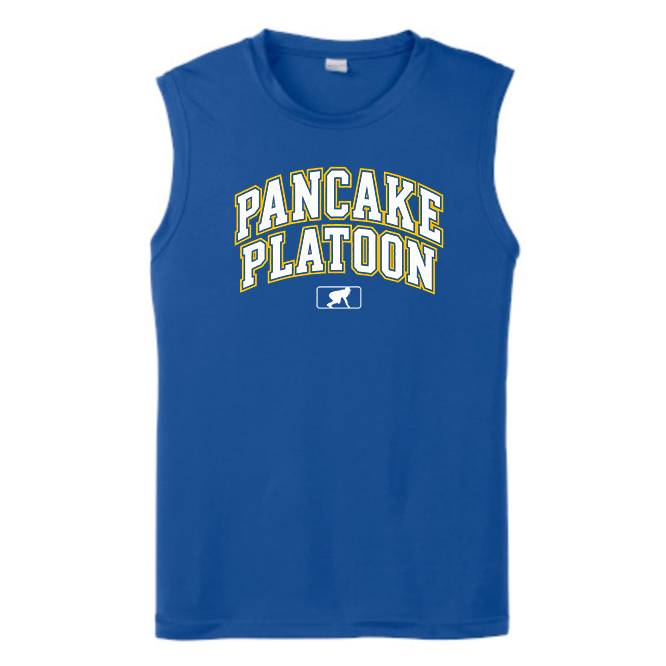 PANCAKE PLATOON (Collegiate) - Muscle T-Shirt