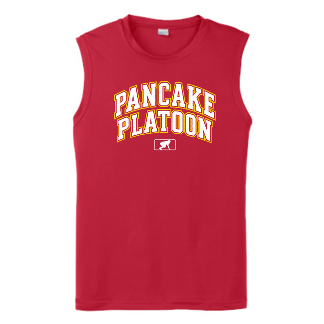 PANCAKE PLATOON (Collegiate) - Muscle T-Shirt