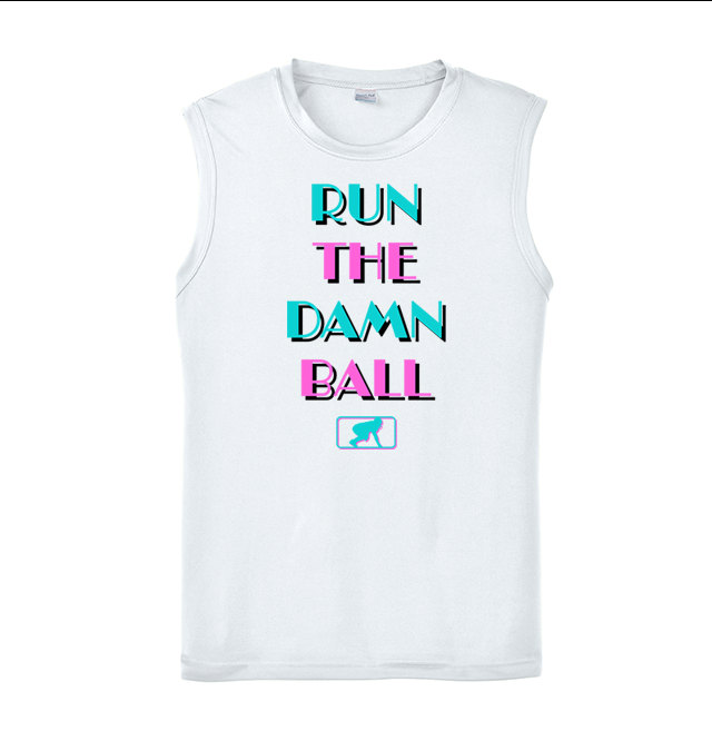RUN THE DAMN BALL (Vice) - Muscle T-Shirt