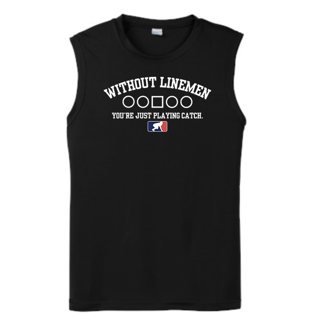 WITHOUT LINEMEN X - Muscle T-Shirt