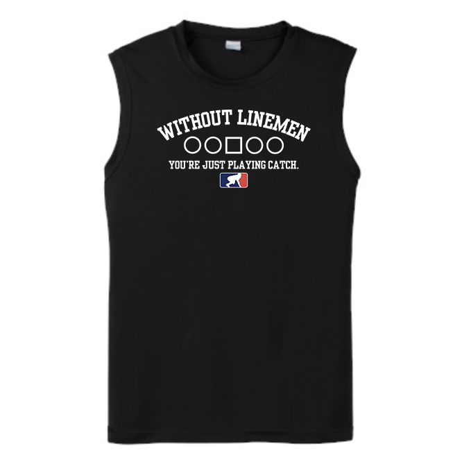 WITHOUT LINEMEN X - Muscle T-Shirt