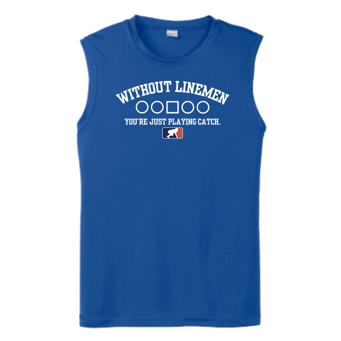WITHOUT LINEMEN X - Muscle T-Shirt
