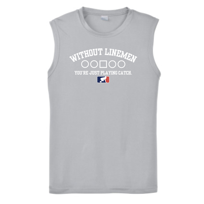 WITHOUT LINEMEN X - Muscle T-Shirt