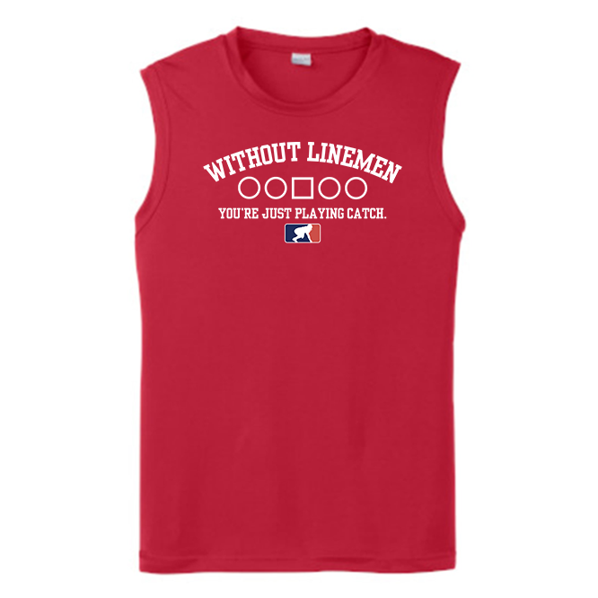 WITHOUT LINEMEN X - Muscle T-Shirt