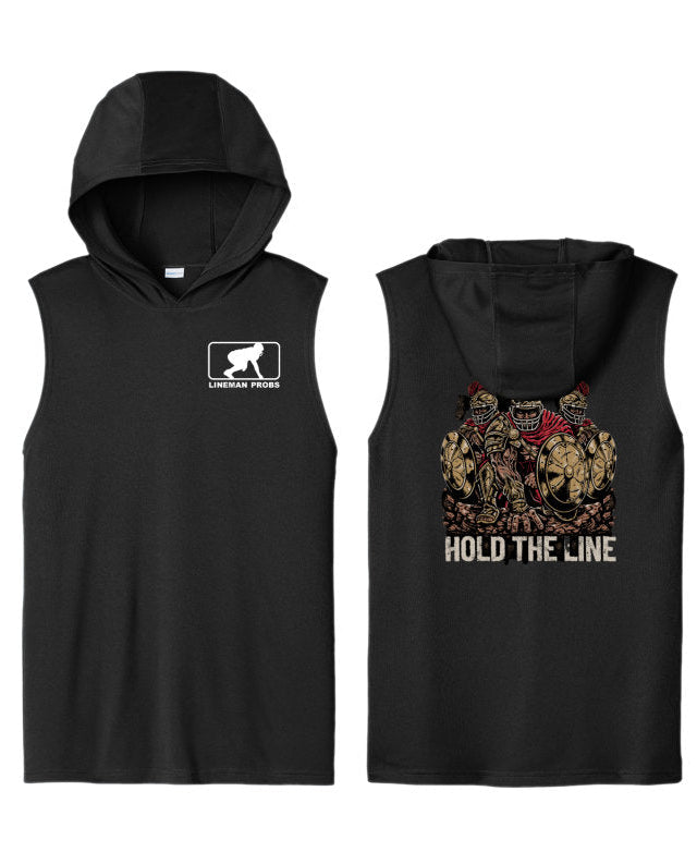 Warrior Spartan Hooded Muscle Tee — Gold