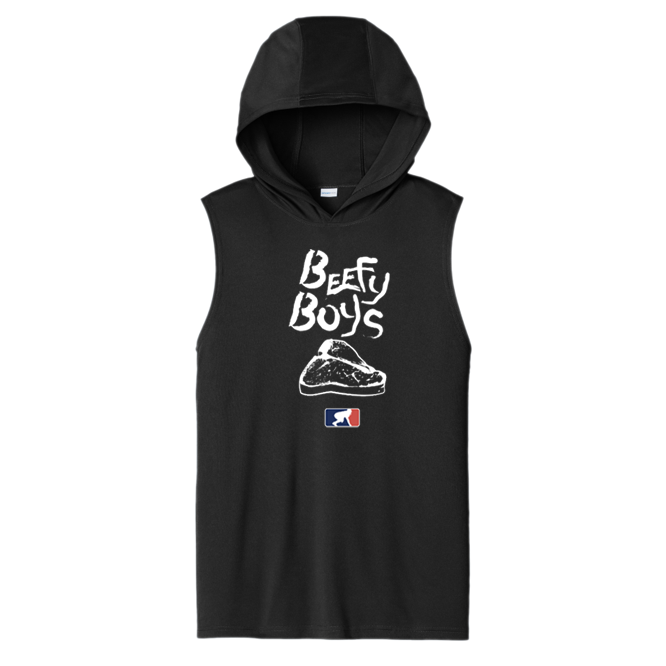 BEEFY BOYS - Hooded Muscle Tee