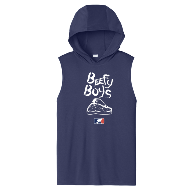 BEEFY BOYS - Hooded Muscle Tee