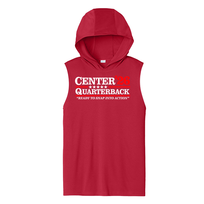 CENTER QB 26 - Hooded Muscle Tee