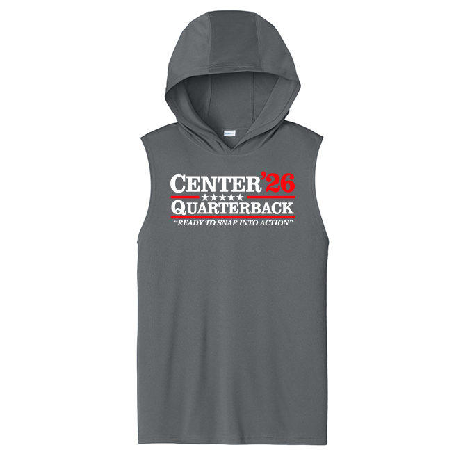 CENTER QB 26 - Hooded Muscle Tee