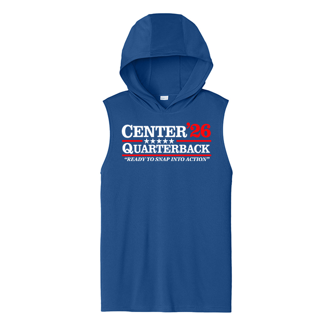CENTER QB 26 - Hooded Muscle Tee
