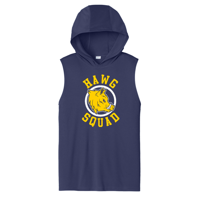 HAWG SQUAD - Hooded Muscle Tee