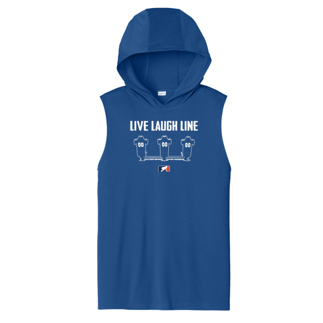 LIVE LAUGH LINE - Hooded Muscle Tee