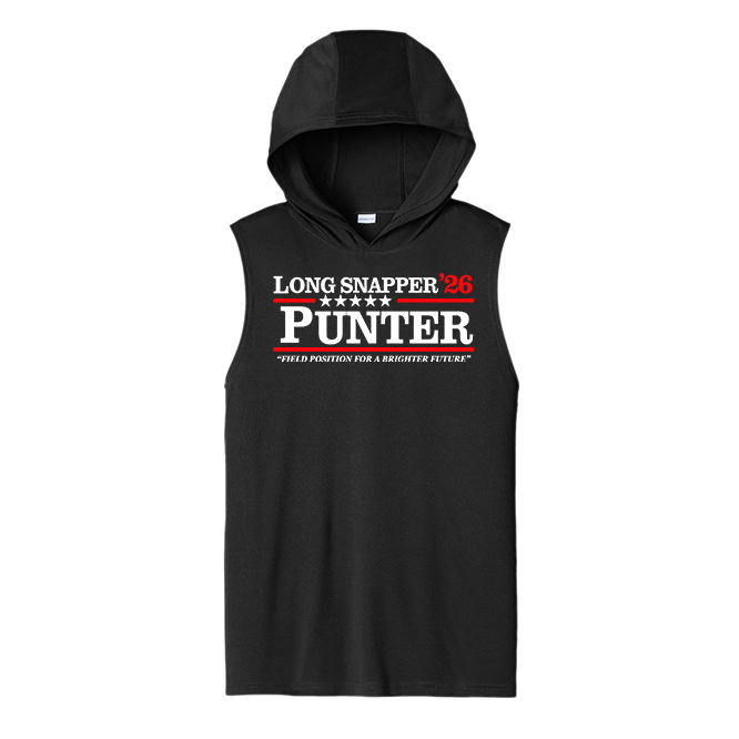 LONG SNAPPER PUNTER 26 - Hooded Muscle Tee